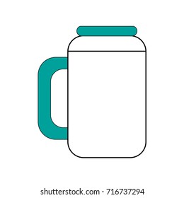 coffee beverage in glass cup icon image