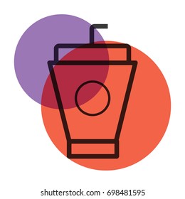 Coffee Beverage Icon color mark