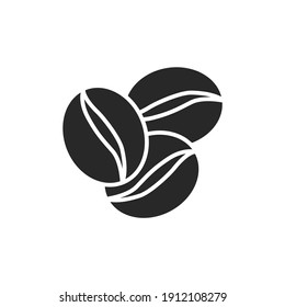 Coffee black glyph icon. Isolated vector element. Outline pictogram for web page, mobile app, promo.