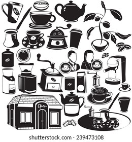 coffee black icons