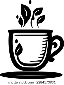 Coffee | Black and White Vector illustration