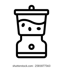 Coffee Blender Icon for Cafe Coffee Restaurant