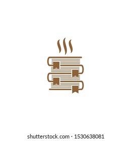 Coffee Book graphic design template simple illustration
