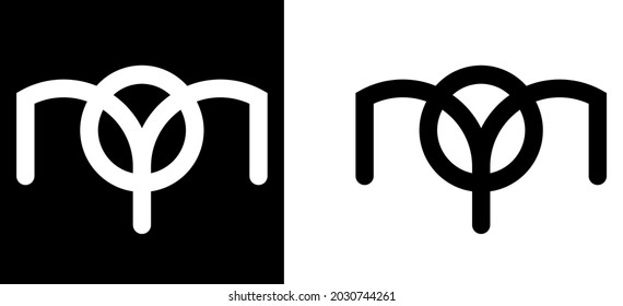 Coffee and book vectors for cafe logo black and white color.