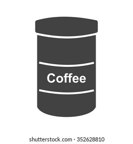Coffee, bottle, jar icon vector image. Can also be used for food iconset. Suitable for use on web apps, mobile apps and print media.