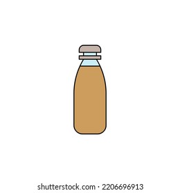 coffee bottle vector for website symbol icon presentation