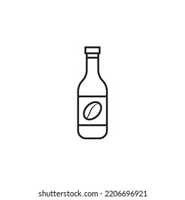 coffee bottle vector for website symbol icon presentation