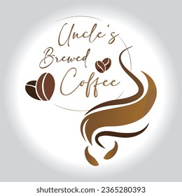 A coffee brand concept logo