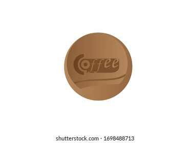 Creative Design-Logo für die Kaffeemarke