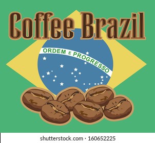 COFFEE BRAZIL POSTER