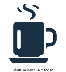 Icono de descanso para café o taza de café