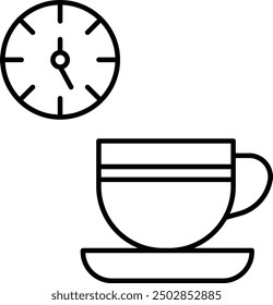 Coffee Break Icon Design For Personal and Commerial Use