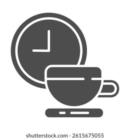 Coffee Break  Icon Element For Design