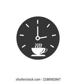 Coffee break icon. Glyph style. Can be used for web and mobile.