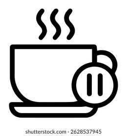 Icono de la pausa del café en el Vector blanco del fondo
Icono de Vector Trabajo remoto Freelance