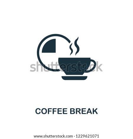 Coffee Break icon. Premium style design from teamwork icon collection. UI and UX. Pixel perfect Coffee Break icon for web design, apps, software, print usage.