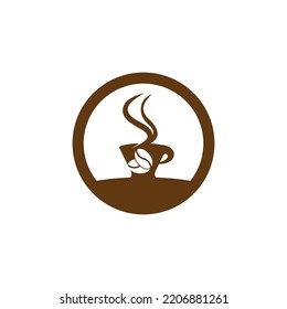 Coffee break icon and symbol vector template