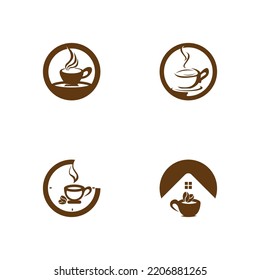 Coffee break icon and symbol vector template
