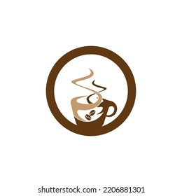 Coffee break icon and symbol vector template