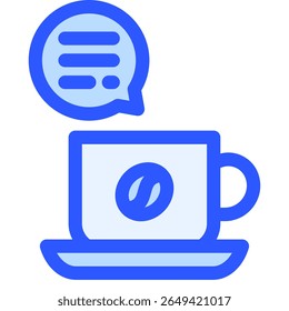 Símbolo do ícone Coffee Break. Ilustração vetorial