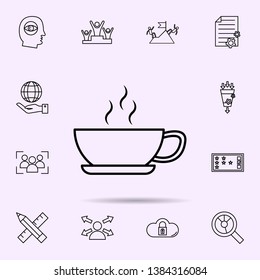 coffee break icon. Universal set of web mix for website design and development, app development