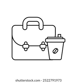 ícone de café com fundo branco vetor ilustração stock