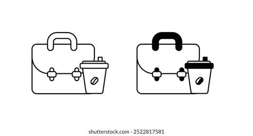 ícone de café com fundo branco vetor ilustração stock