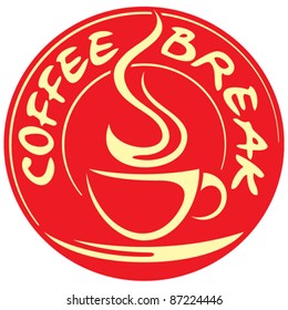 coffee break label