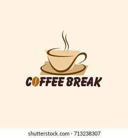 coffee break logo design 