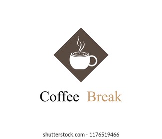 Coffee break logo icon