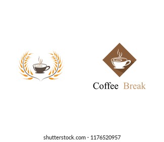 Coffee break logo icon