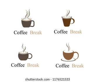 Coffee break logo icon