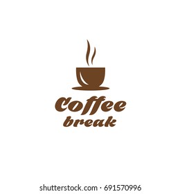 Coffee break logotype design
