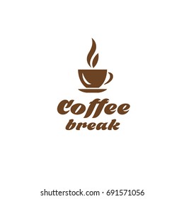 Coffee break logotype design