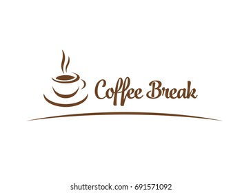 Coffee break logotype design