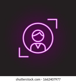 Coffee break neon style icon. Simple thin line, outline vector of food and drink icons for ui and ux, website or mobile application