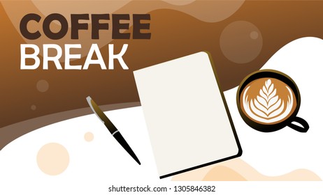 coffee break notepad