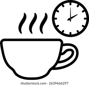 coffee break office coffee time cafe restaurant clock lunch 10426