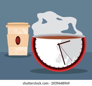 Kaffeepause mit Getränken