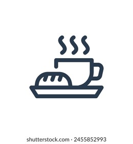 Ilustración del icono refrescante del descanso del café