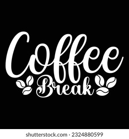 Coffee Break, archivo vectorial de diseño svg