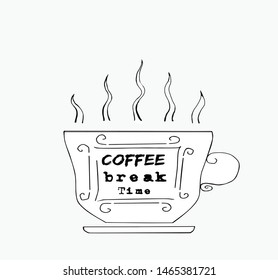 "Coffee break time"  Cafe design