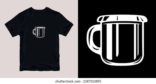 coffee break t-shirt stylish and clothing printable trendy tshirt design. print, industrial products. global swatch.