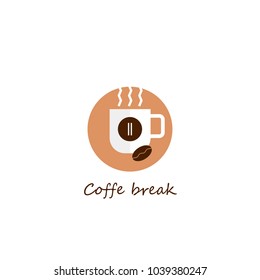 Coffee Break Vector Template Design