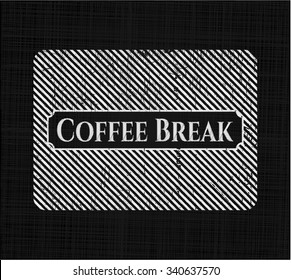 Coffee Break written on a blackboard