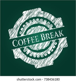 Coffee Break written on a blackboard