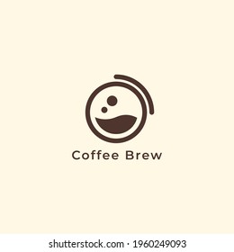 Coffee Brew Logo. Creative Coffee Logo