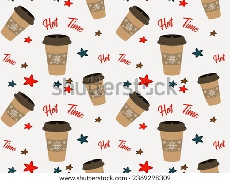 coffee broun glass pattern snow