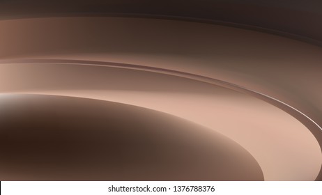 Coffee Brown Abstract Wave Background Illustration
