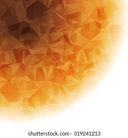 Coffee Brown Colors Low Poly Style Background